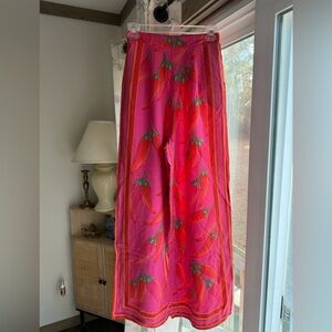 Farm Rio Red Pepper Pants size S, EUC!